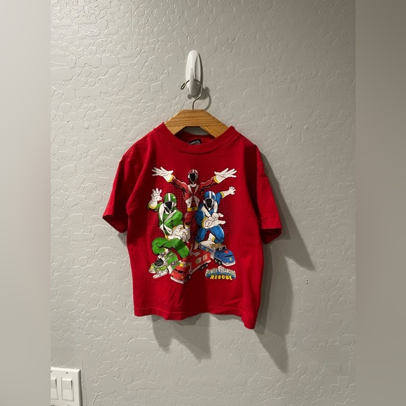 Vintage Power Rangers Lightspeed Rescue Shirt‎ Youth 6/7 - Picture 1 of 6